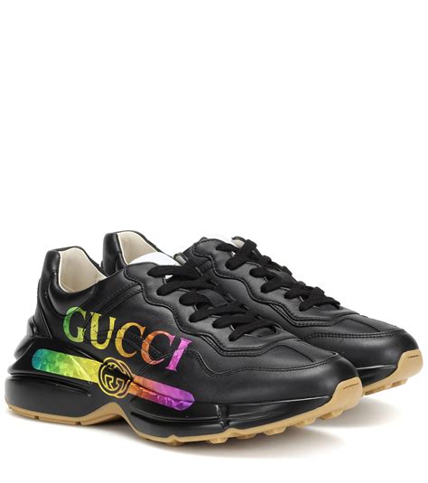 black gucci shoes rhyton|gucci shoes rhyton men.